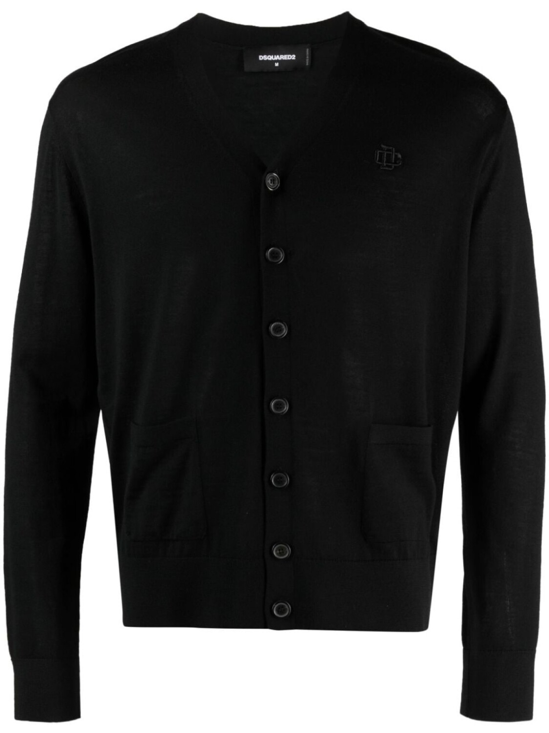 

DSQUARED2 кардиган из вирджинской шерсти, черный