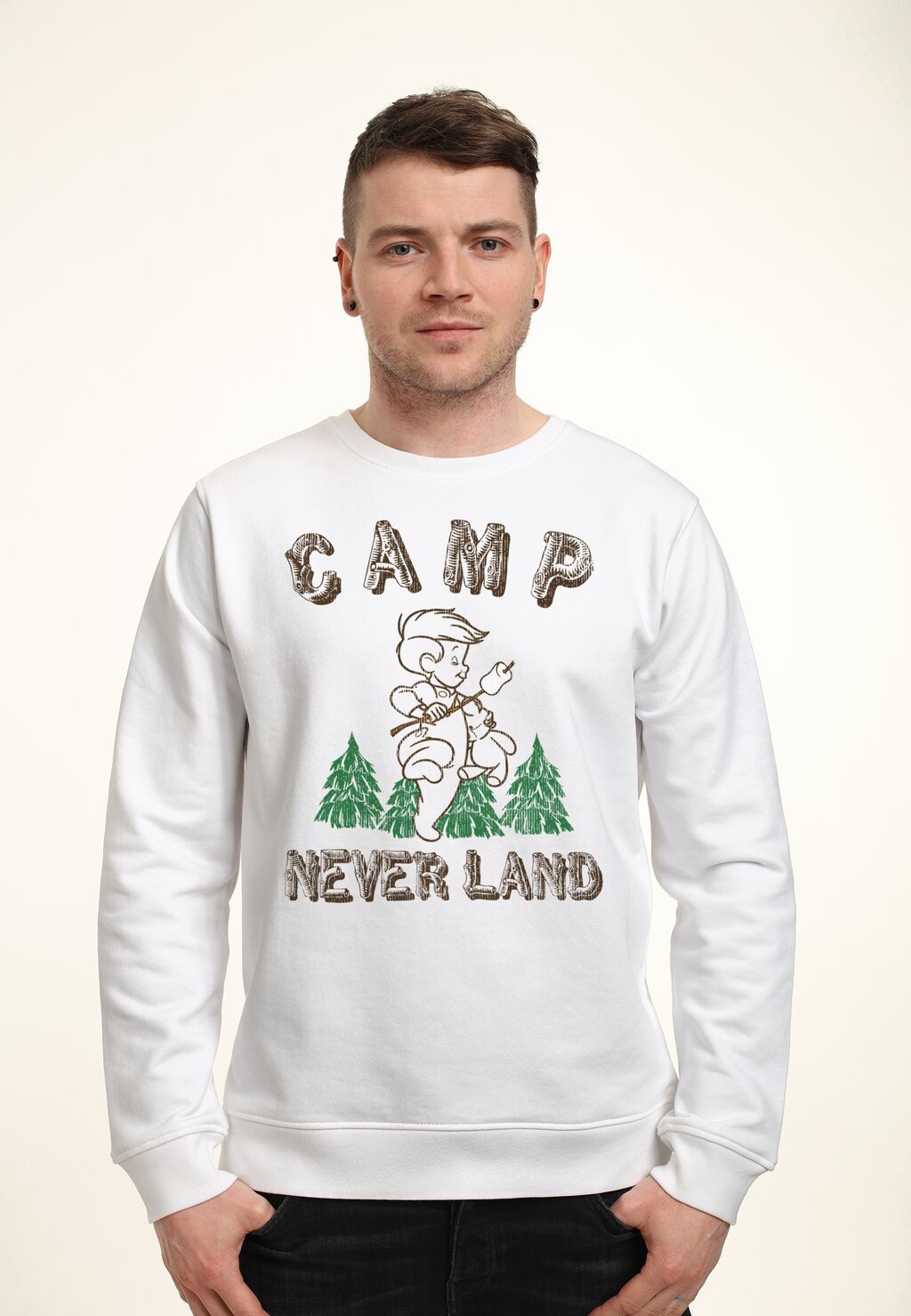 

Толстовка PETER PAN CAMP NEVERLAND Disney, белый
