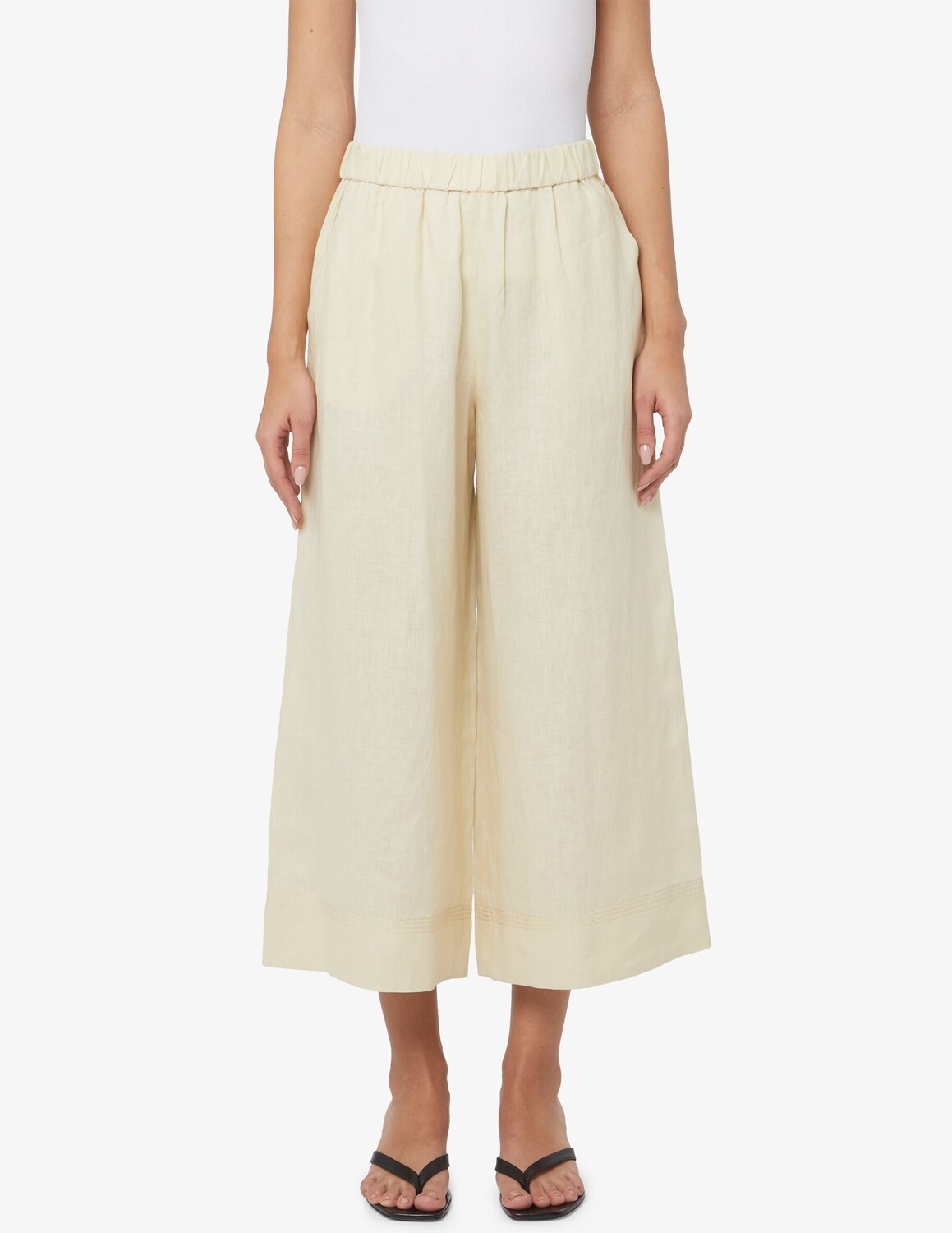 

Льняные брюки Эдмонд Max Mara Leisure, бежевый