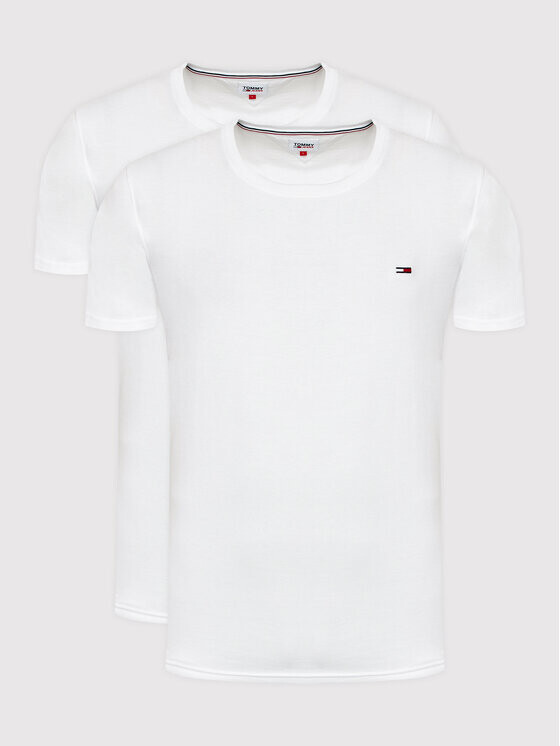 

Комплект из 2 футболок узкого кроя Tommy Jeans, белый