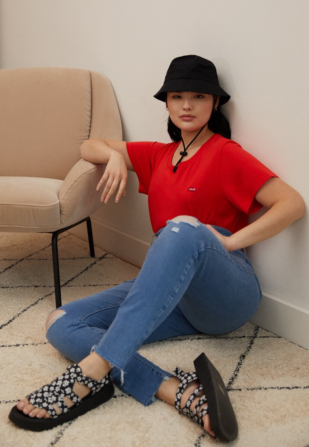 

Базовая футболка Levi's, Красный