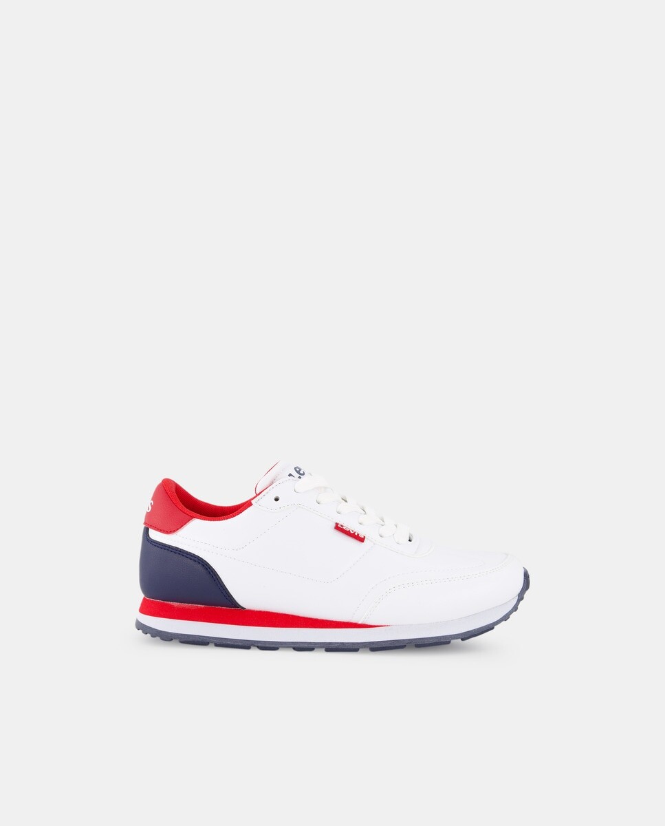 

Детские низкие кроссовки Star Run с кружевной застежкой Levi's, белый