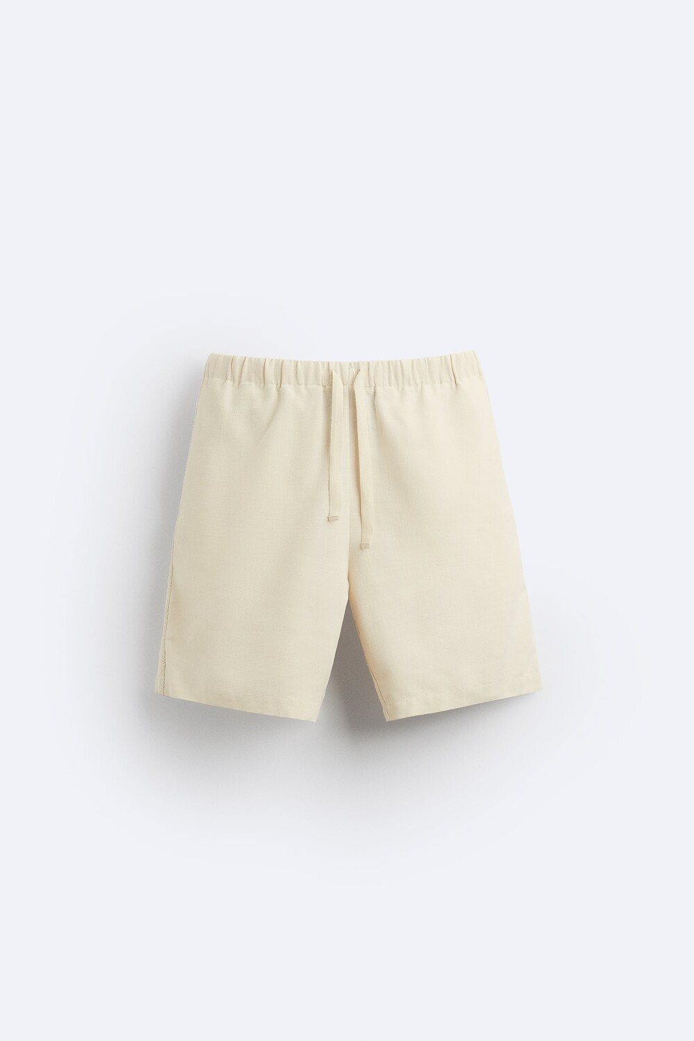 

Вязаные шорты с карманом Zara, экрю