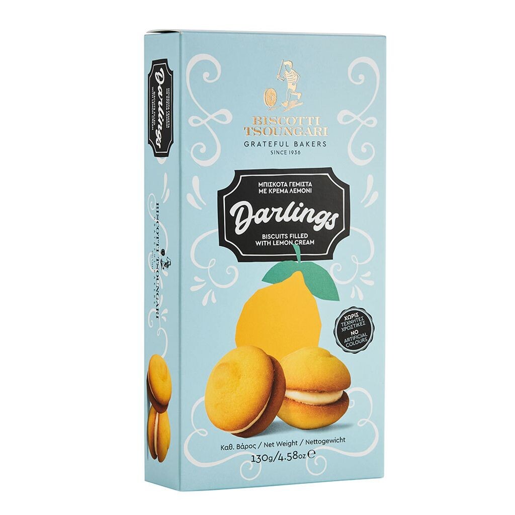 

Бискотти Греческая выпечка с лимонной начинкой Biscotti Tsoungari