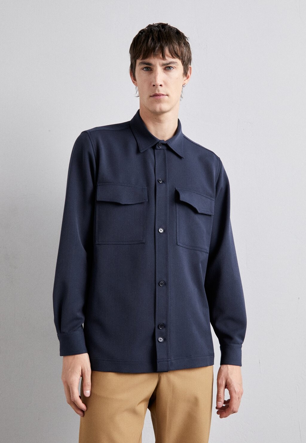

Легкая куртка PAUL OVERSHIRT STUDIO ID, темно-синий