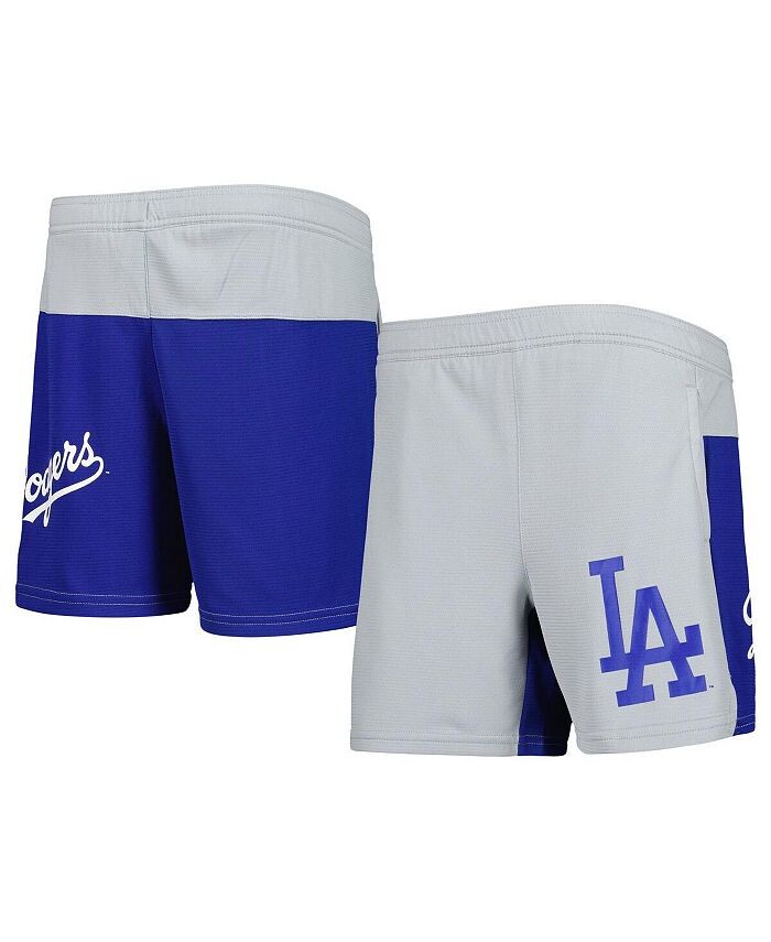 

Серые эластичные шорты Los Angeles Dodgers для мальчиков и девочек Big Boys and Girls 7th Inning Outerstuff, серый
