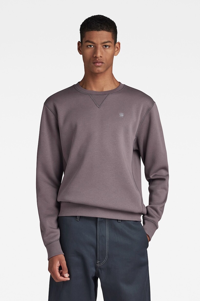 

Толстовка Premium Core из хлопка G-Star Raw, фиолетовый