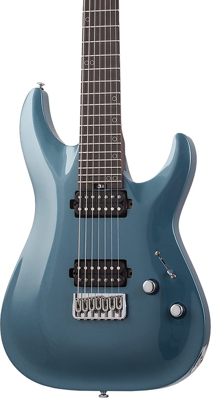 Электрогитара Schecter Aaron Marshall AM-7 7-String Electric Guitar, Cobalt Slate