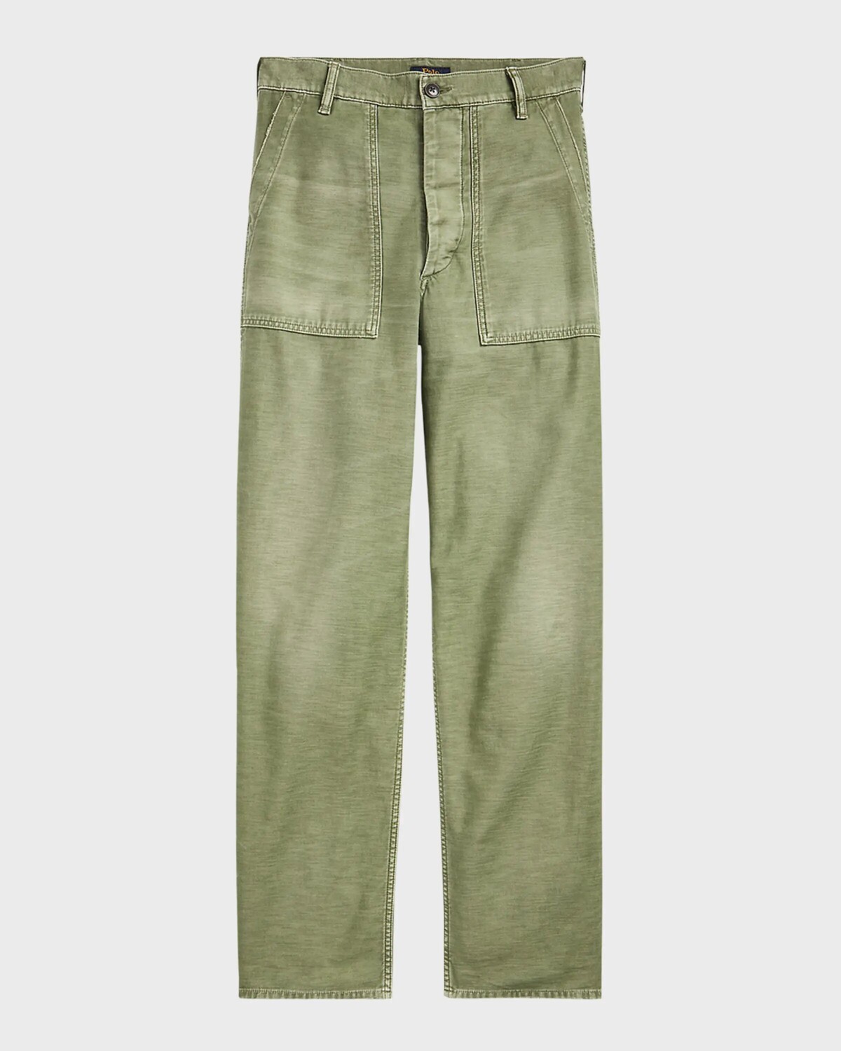 

Универсальные брюки из хлопкового сатина Polo Ralph Lauren, цвет Olive