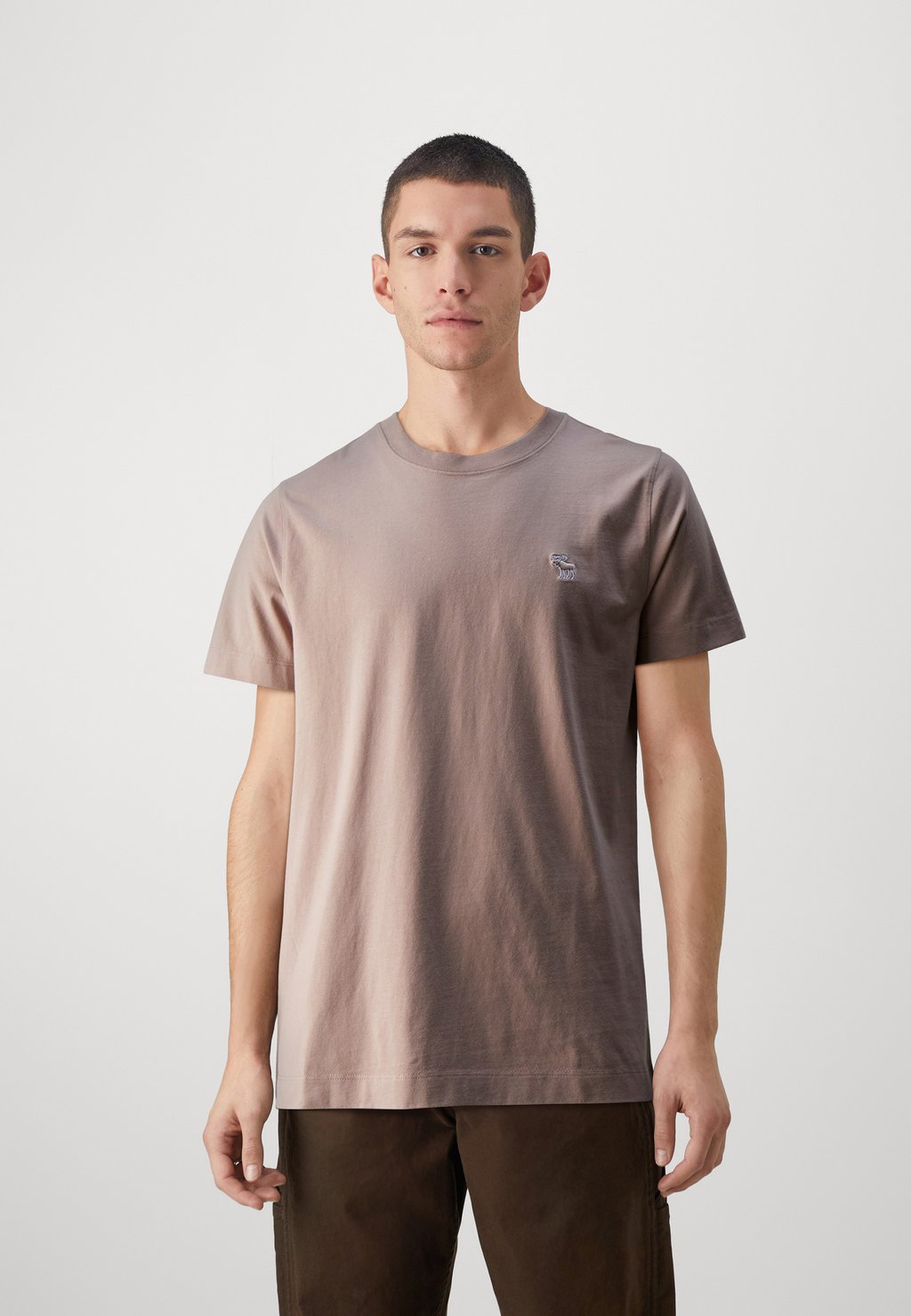 Базовая футболка ELEVATED ICON Abercrombie & Fitch, цвет antler