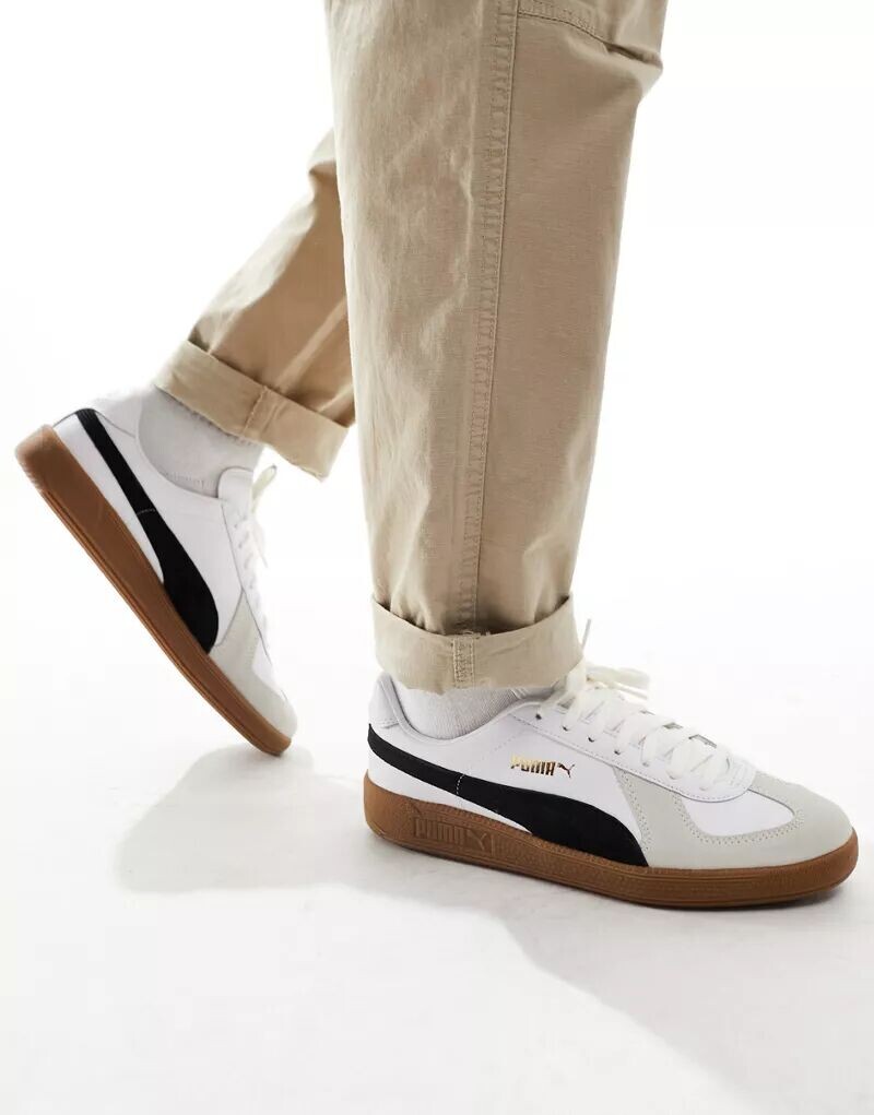 

Бело-черные кроссовки Puma Army