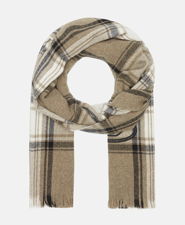 

Шерстяной шарф Diesel, цвет Medium Grey