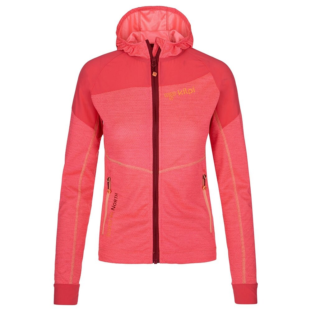 

Толстовка на молнии Kilpi Memphis Hooded, красный