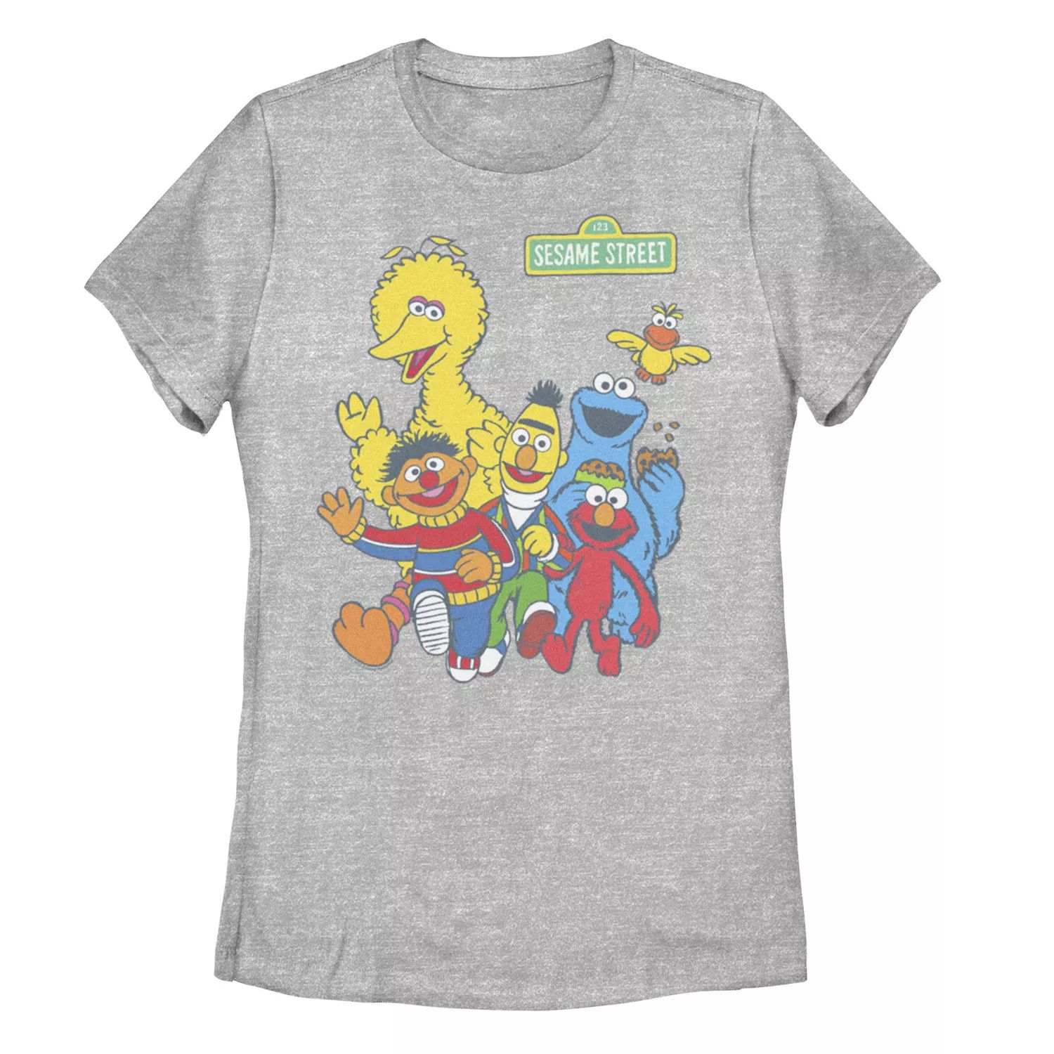 Детская футболка с рисунком Элмо и друзей «Улица Сезам» Licensed Character