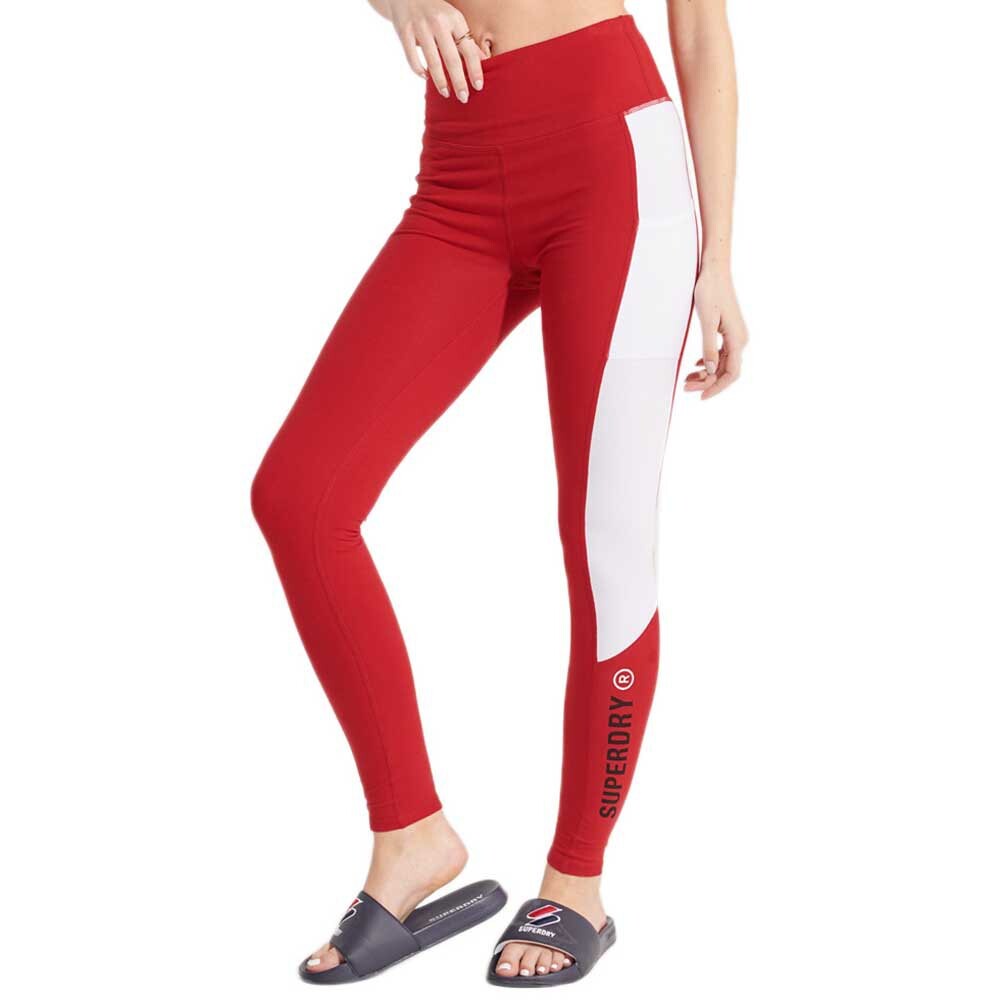 

Леггинсы Superdry Active Lifestyle, красный
