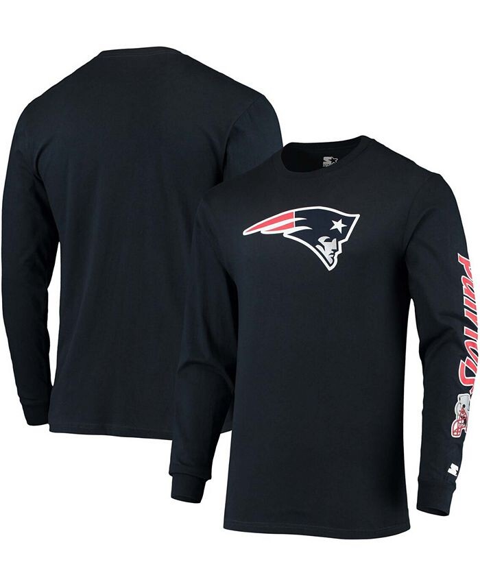 

Мужская темно-синяя футболка с длинным рукавом New England Patriots Halftime Starter, синий