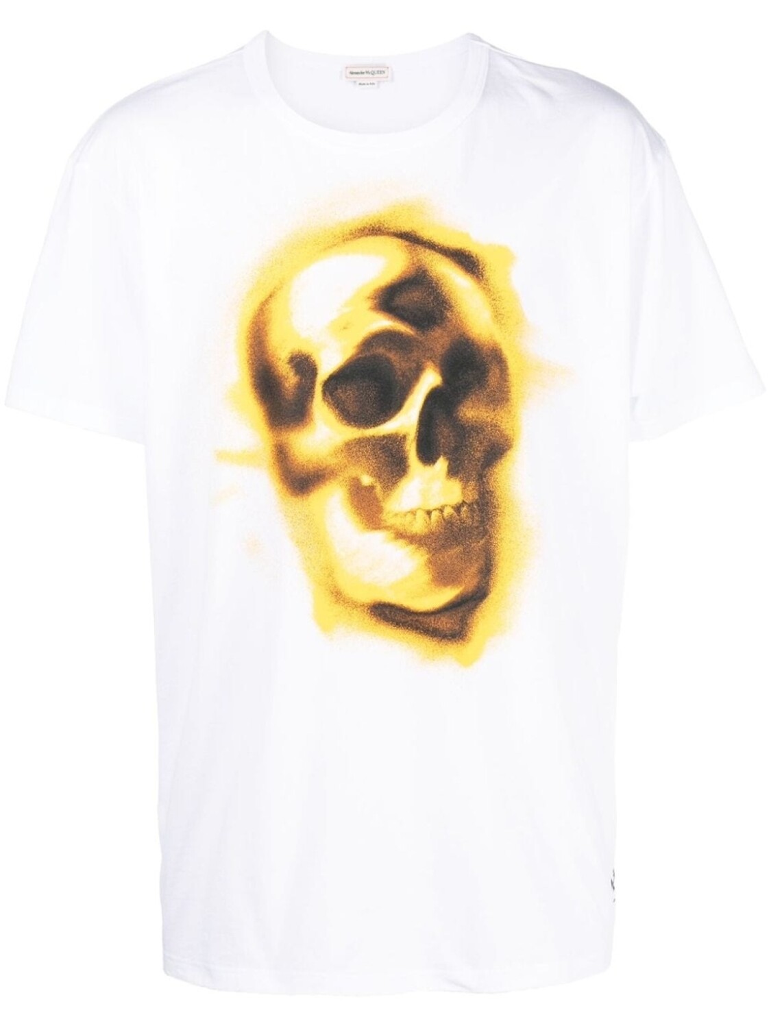 

Alexander McQueen футболка с принтом Skull, белый