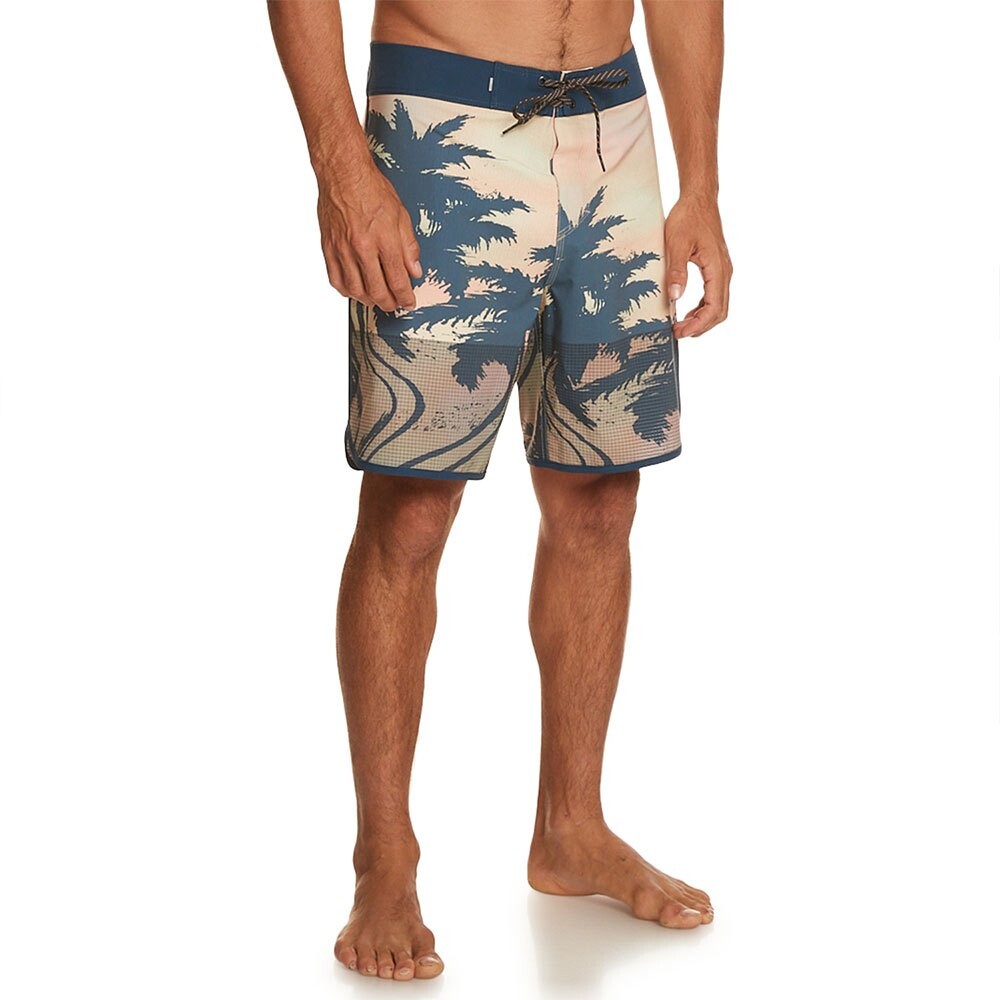 Шорты для плавания Quiksilver Highlite Scallop 19 Swimming Shorts, бежевый