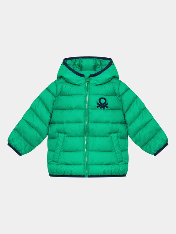 

Пуховик стандартного кроя United Colors Of Benetton, зеленый