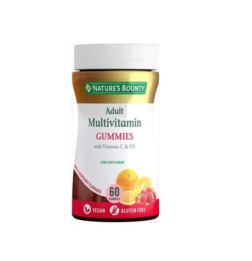 

Nature's Bounty жевательные мультивитамины для взрослых 60 капсул