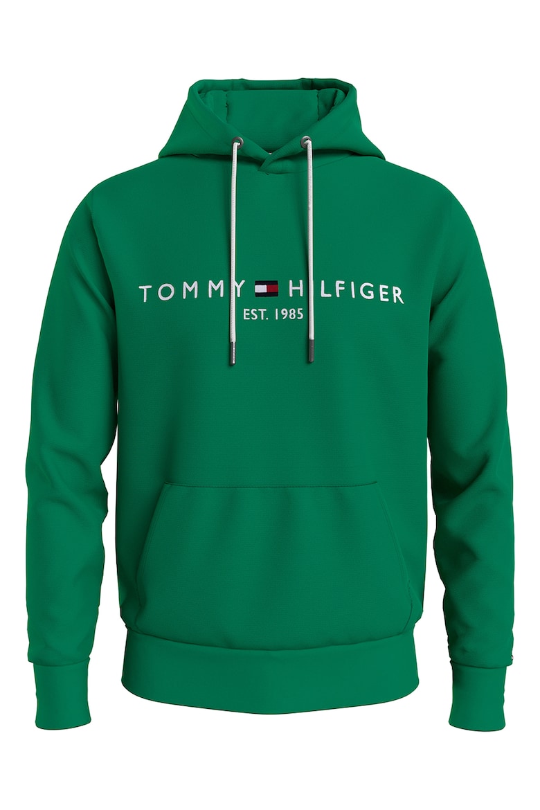 

Хлопковая толстовка с логотипом Tommy Hilfiger, зеленый