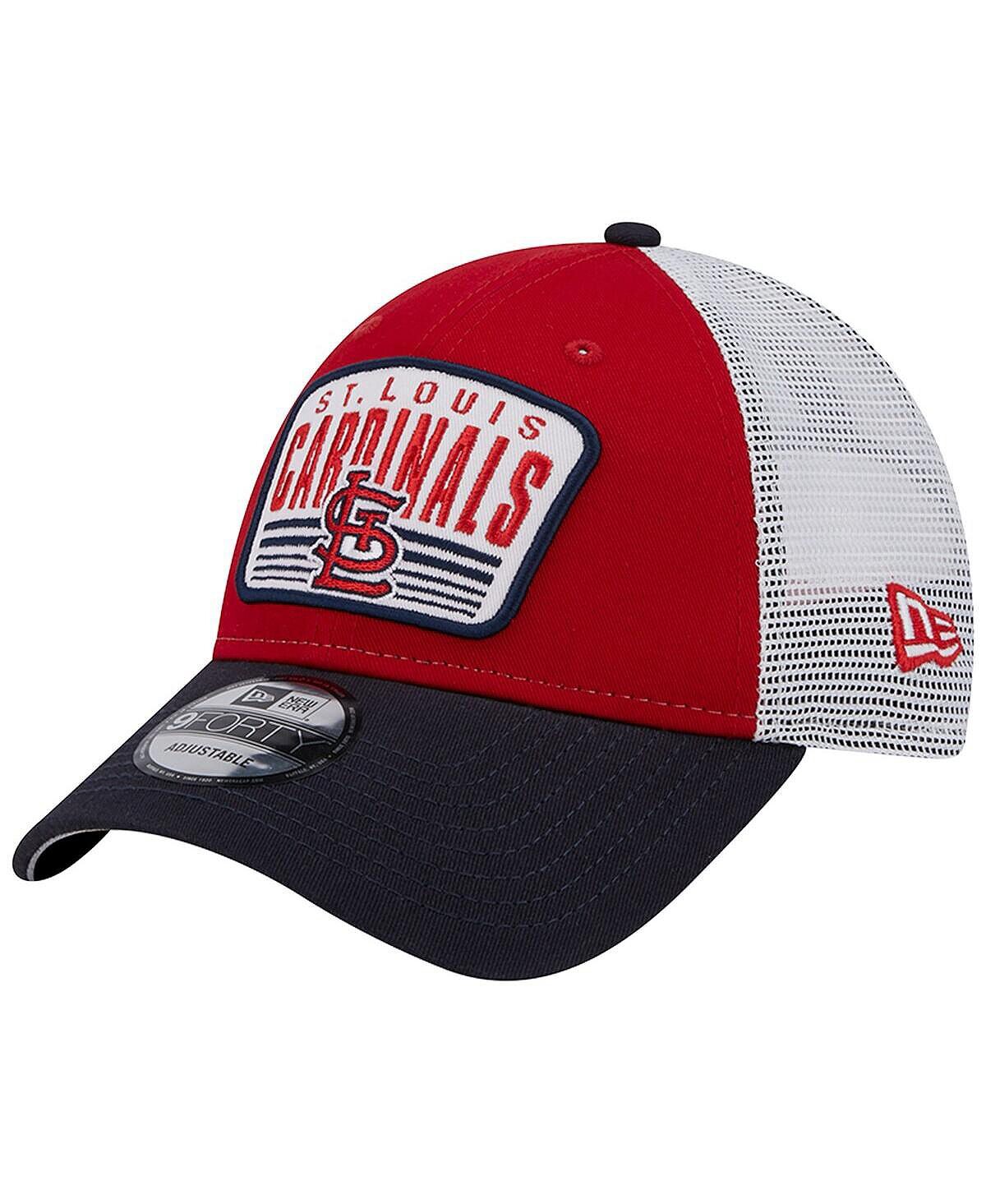 

Мужская красная двухцветная кепка St. Louis Cardinals с нашивкой 9FORTY Snapback New Era