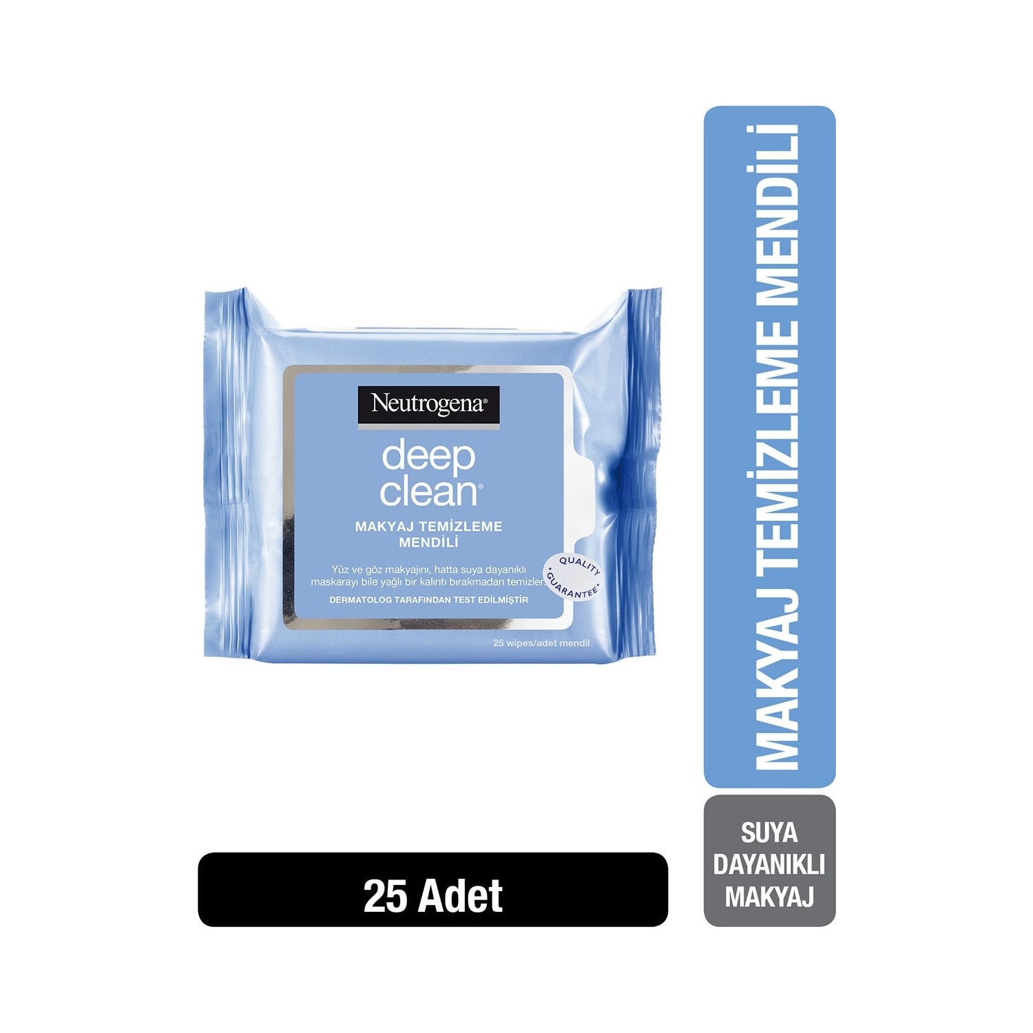 Салфетки для снятия макияжа Neutrogena Deep Clean, 25 штук средство для снятия макияжа с глаз neutrogena deep clean 2 упаковки по 125 мл