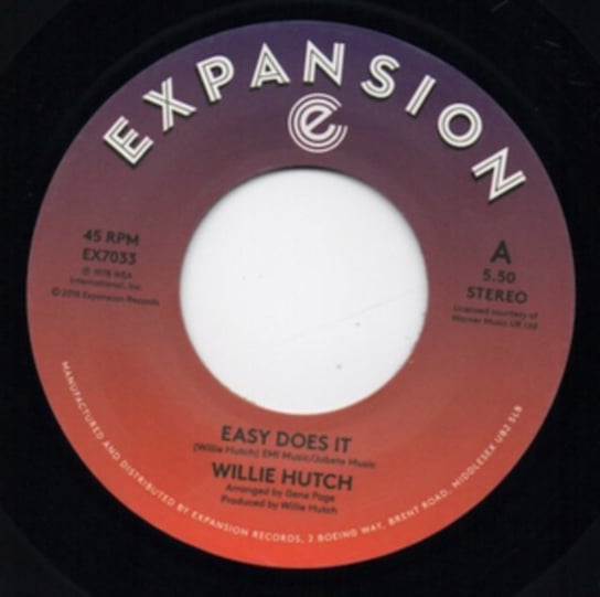 Виниловая пластинка Hutch Willie - Easy Does It / Kelly Green