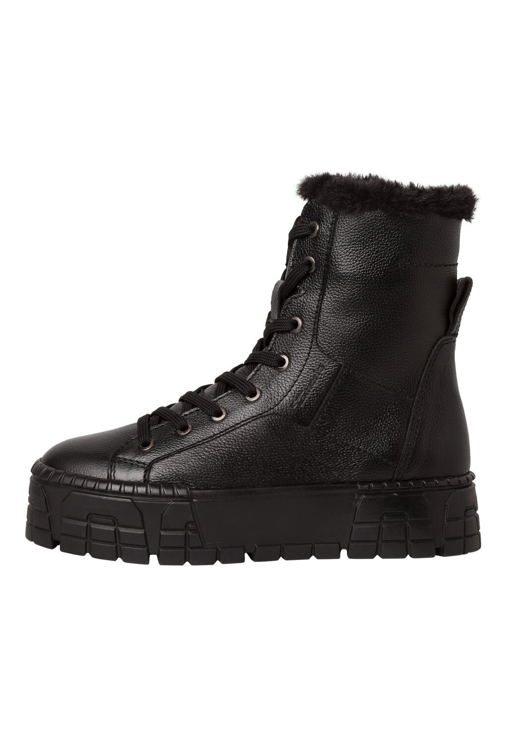 

Ботильоны на шнуровке 1-26841-41 Tamaris, цвет black leather