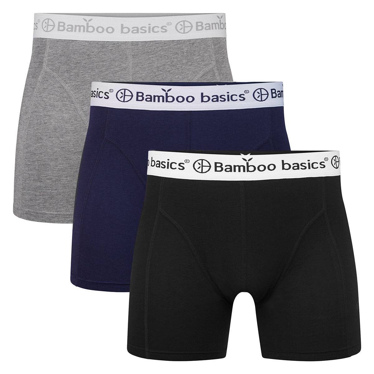 

Боксеры Bamboo Basics Boxershort 3 шт, серый/синий/черный