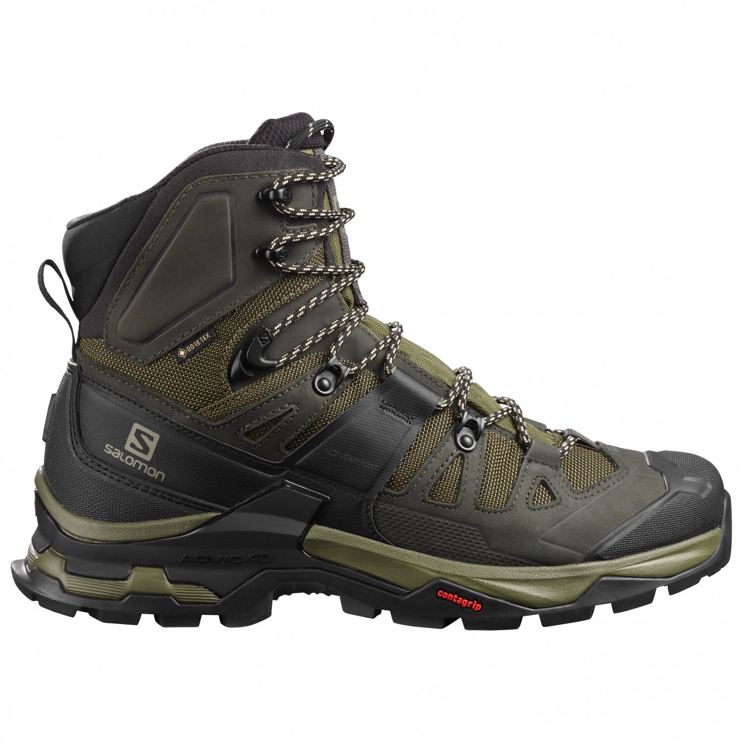 Ботинки для прогулки Salomon Quest 4 GTX, цвет Olive Night/Peat/Safari