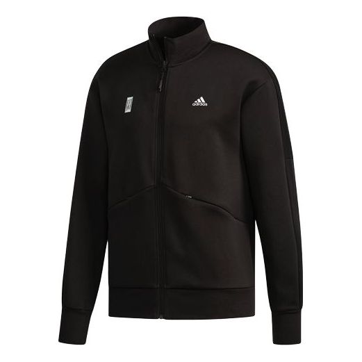 Куртка adidas Wj Tt Swt Martial Arts Logo Collar Jacket For Men Black, черный цена и фото