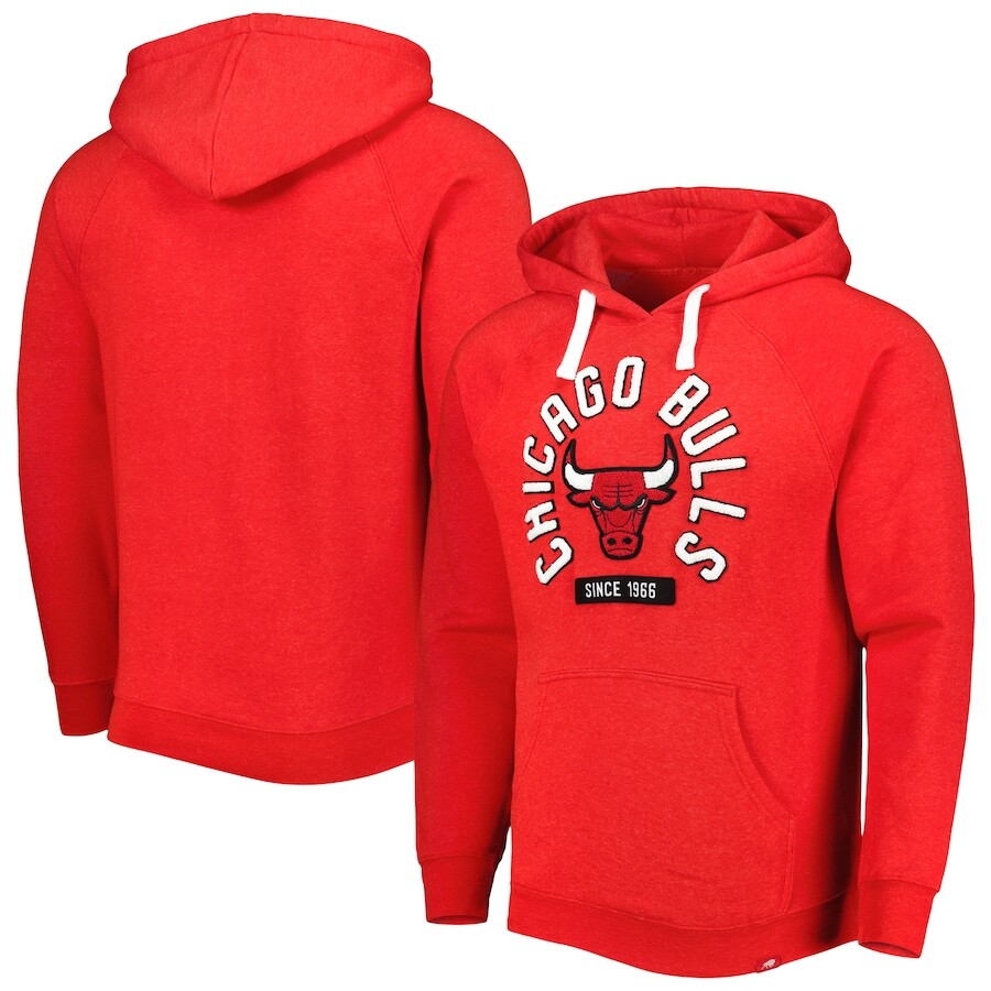 

Пуловер с капюшоном Sportiqe Chicago Bulls, красный