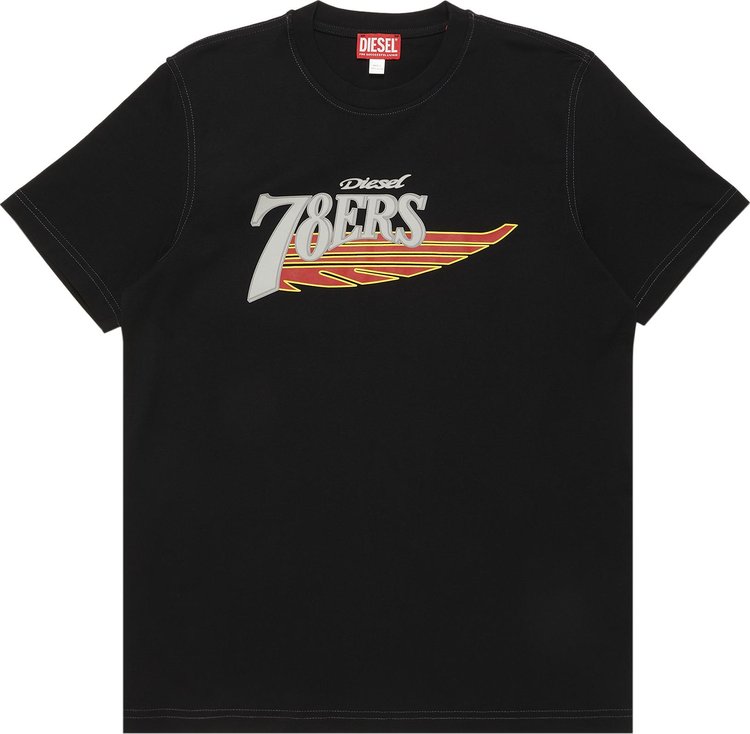 

Футболка Diesel 78ers Logo 'Black', черный