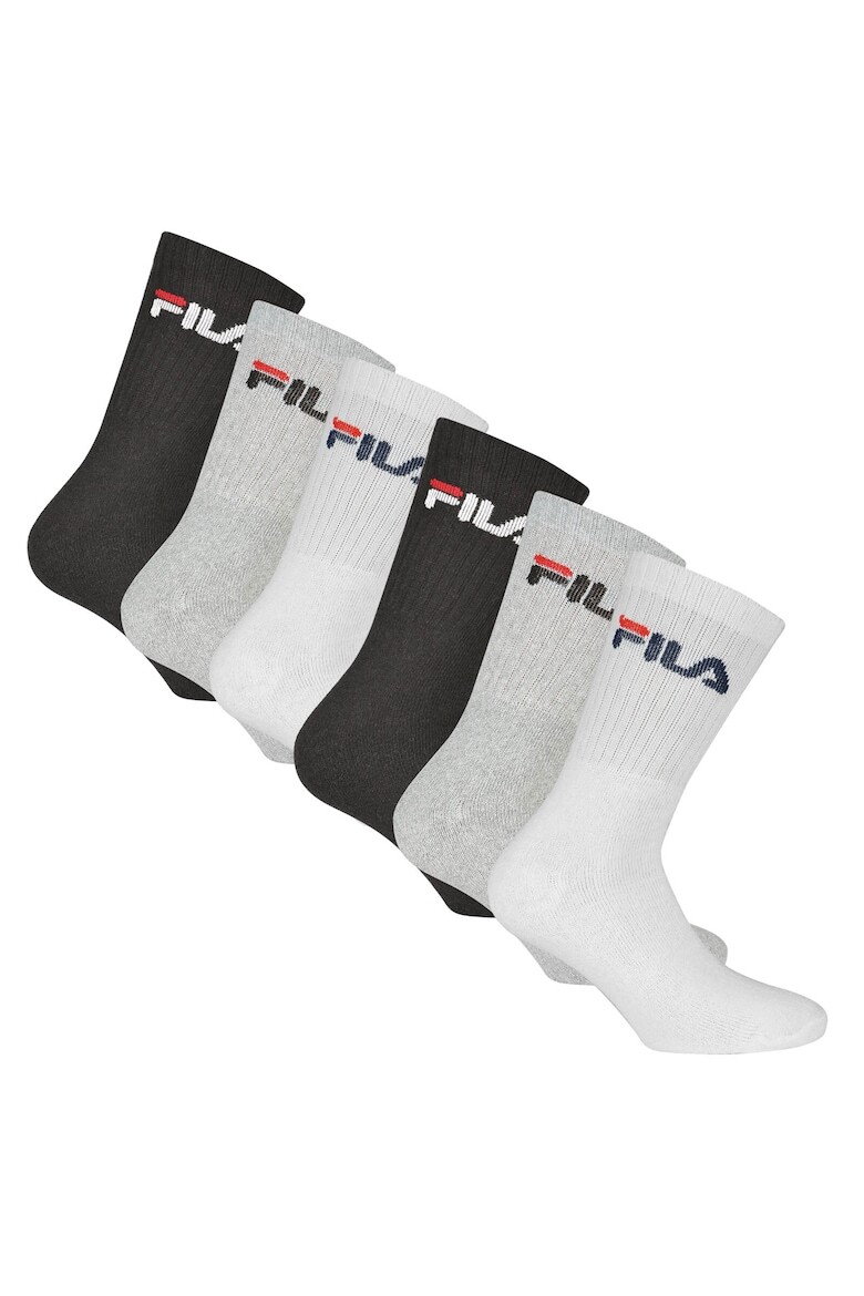 

Носки с логотипом, 6 пар Fila, мультиколор