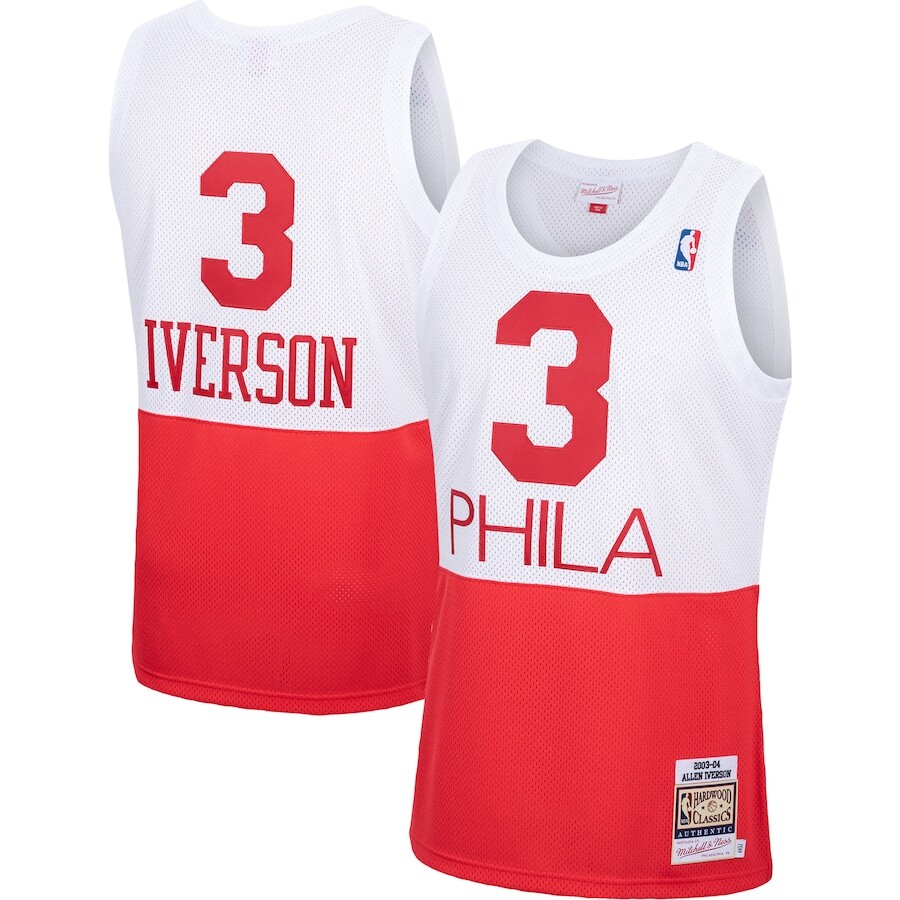 

Джерси Mitchell & Ness Philadelphia 76Ers, белый
