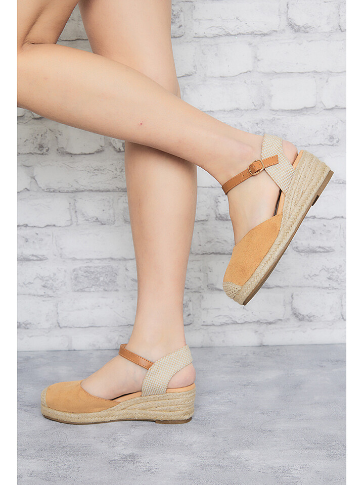 

Сандалии Foreverfolie Keilsandaletten, цвет Hellbraun/Beige