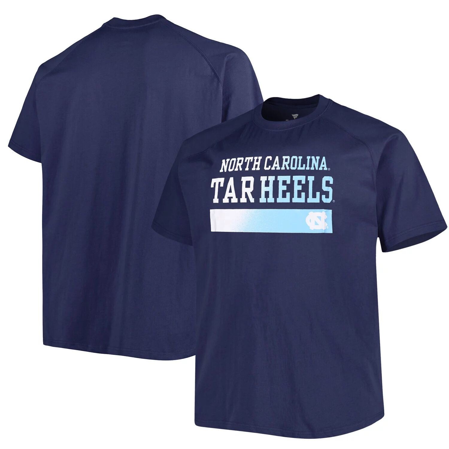 

Мужская темно-синяя футболка North Carolina Tar Heels Big & Tall реглан, Синий