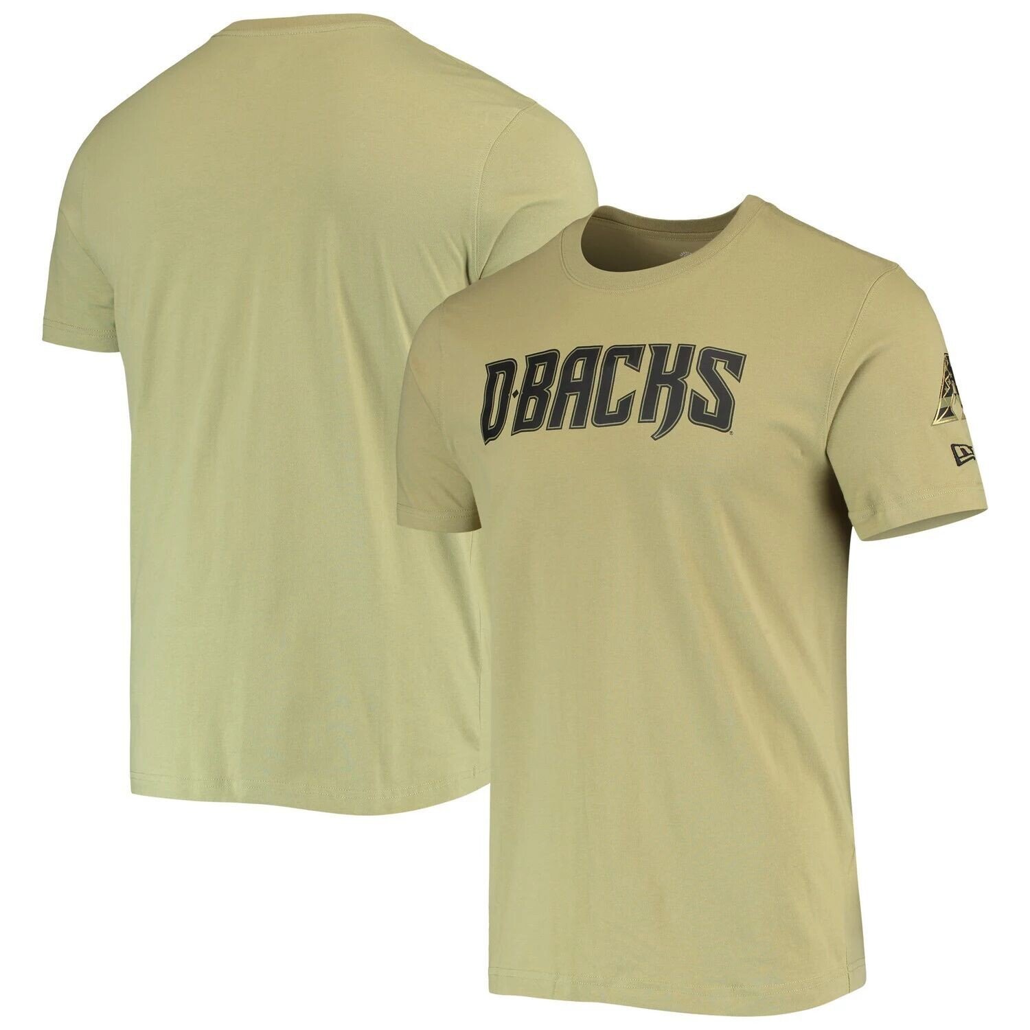 

Мужская оливковая футболка New Era Arizona Diamondbacks Brushed Armed Forces