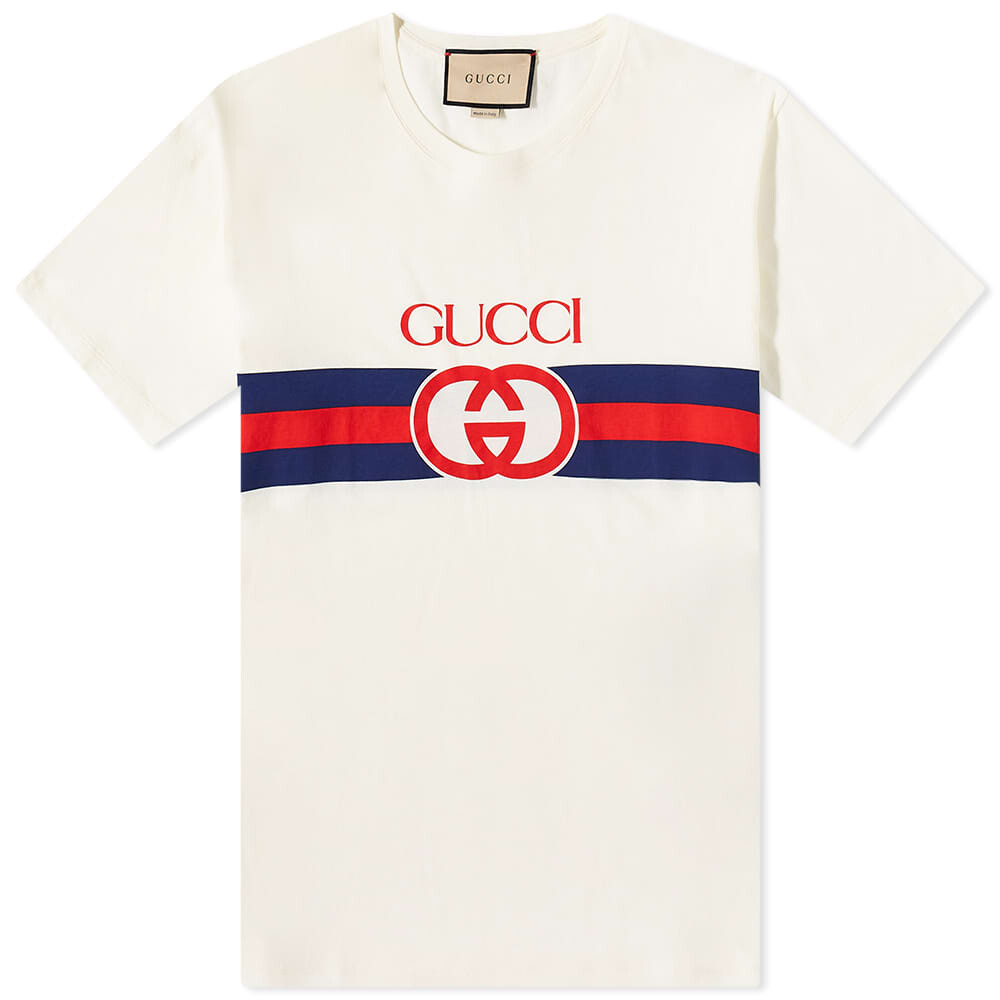 

Футболка с новым логотипом Gucci, белый