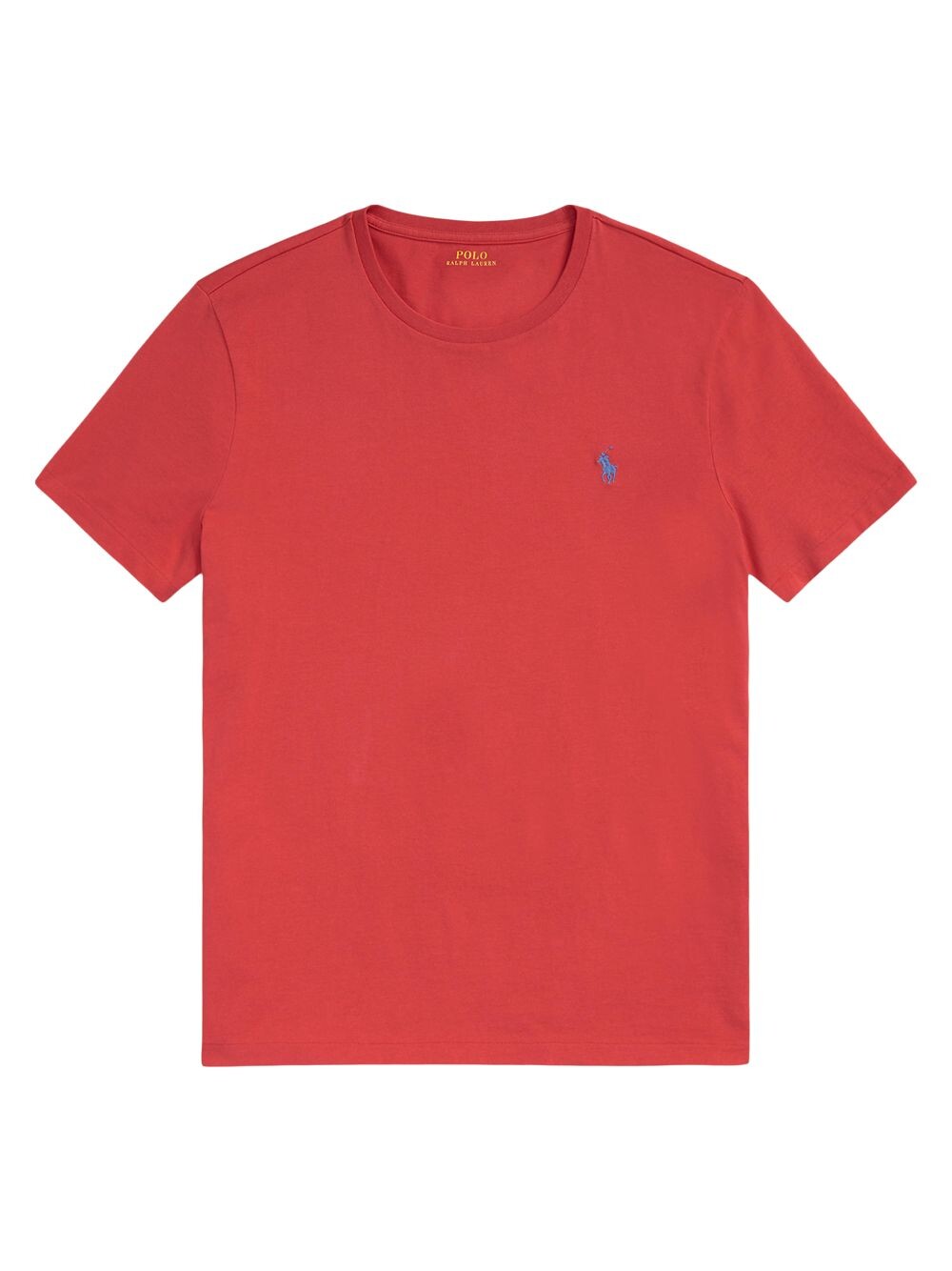 

Приталенная футболка из джерси с круглым вырезом Polo Ralph Lauren, красный