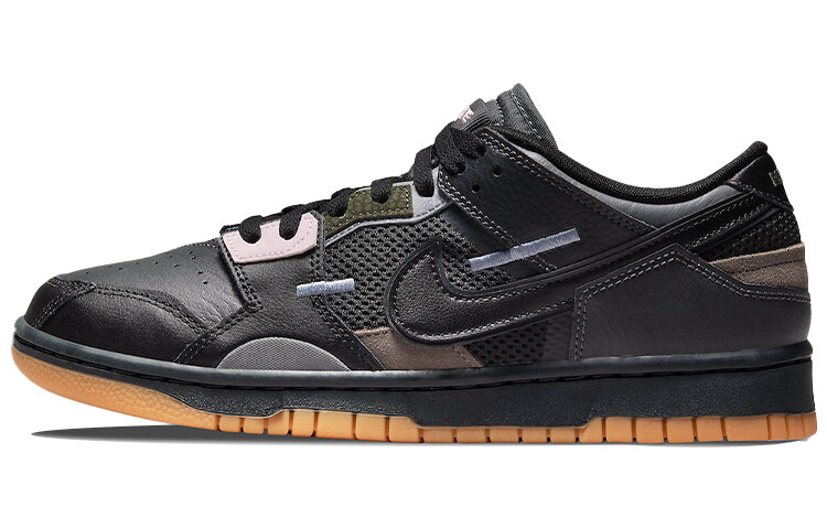 

Кроссовки для скейтбординга с низким берцем Nike Dunk Low Scrap Черный/Серый