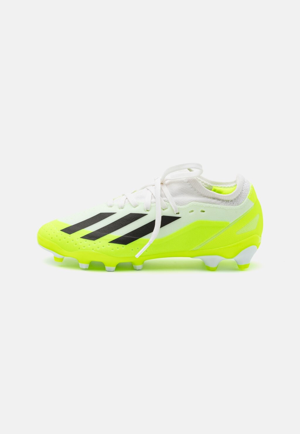 

Кроссовки для мини-футбола с шипами X Crazyfast.3 Adidas, цвет footwear white/core black/lucid lemon