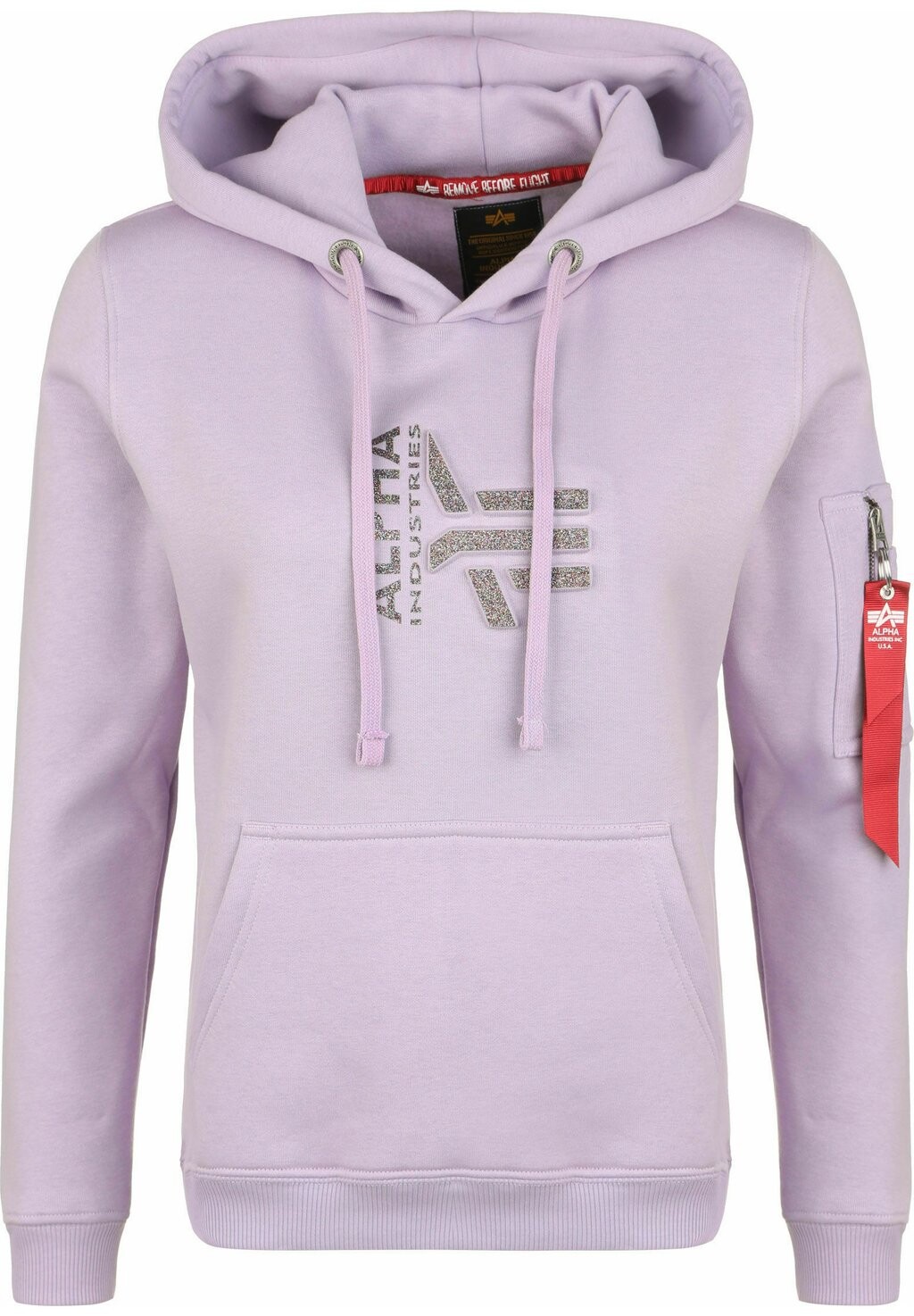 

Толстовка с капюшоном Alpha Industries, фиолетовый