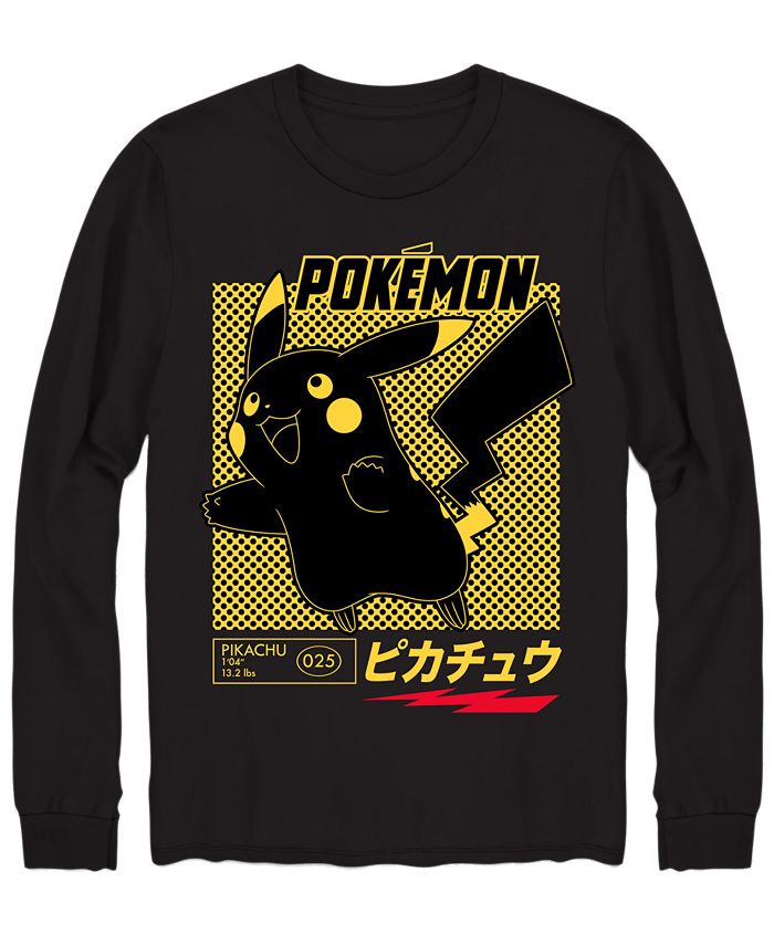 Мужская футболка с рисунком Pika Speed AIRWAVES, черный мужская футболка с длинным рукавом pokemon pika pika pika airwaves черный