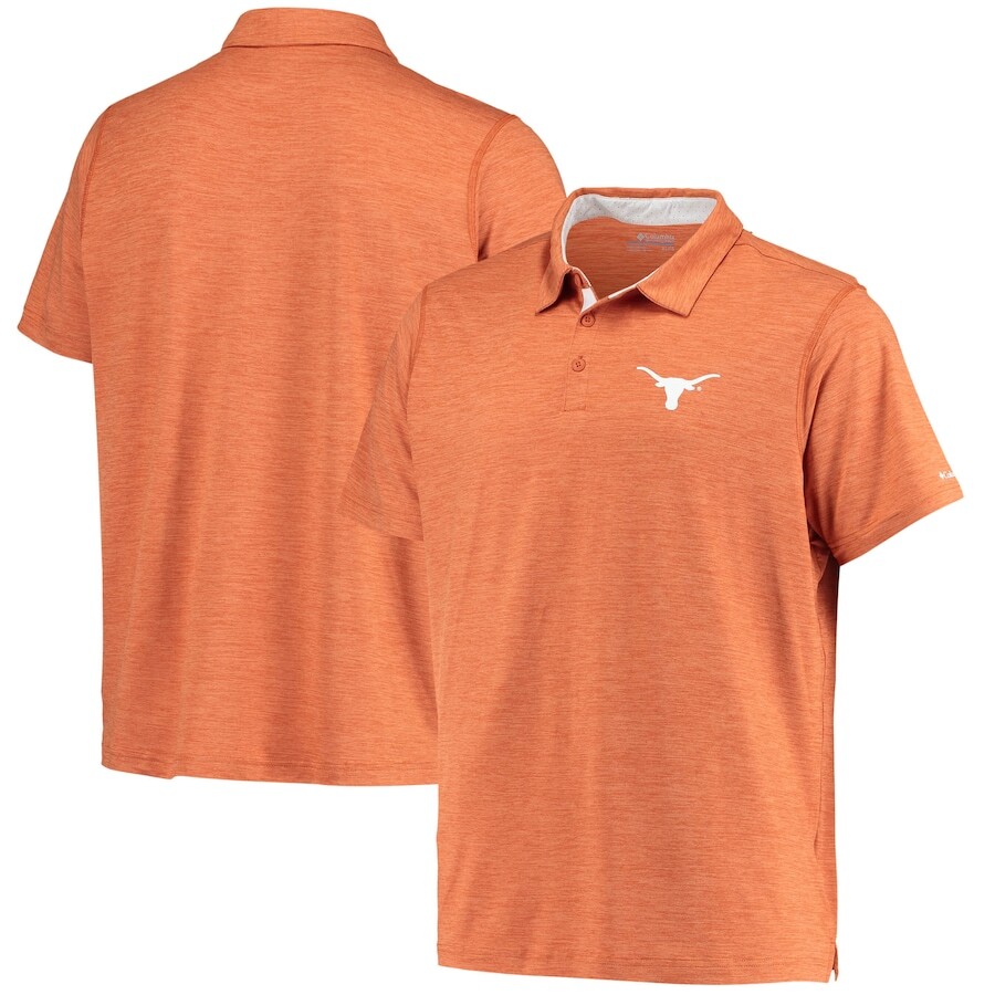 

Поло с коротким рукавом Columbia Texas Longhorns, оранжевый