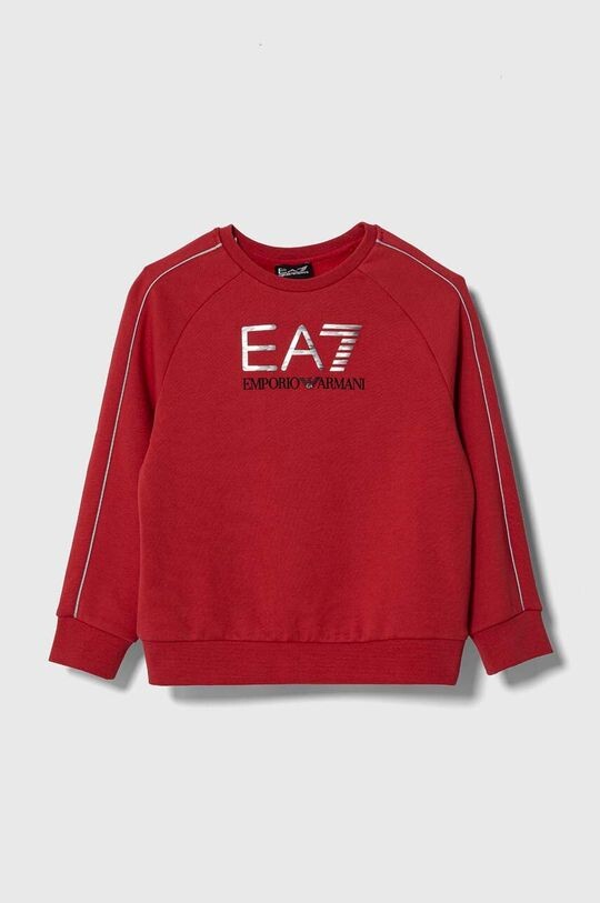 

Детская толстовка EA7 Emporio Armani, красный