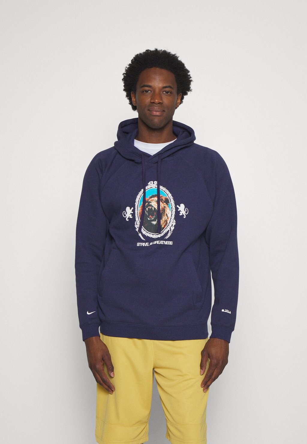 

Толстовка Nike LEBRON JAMES HOODIE, чернильно-фиолетовый/фантом, Черный