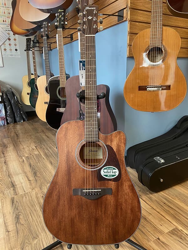 

Акустическая гитара Ibanez AW54CE-OPN 2023 - Open Pore Mahogany