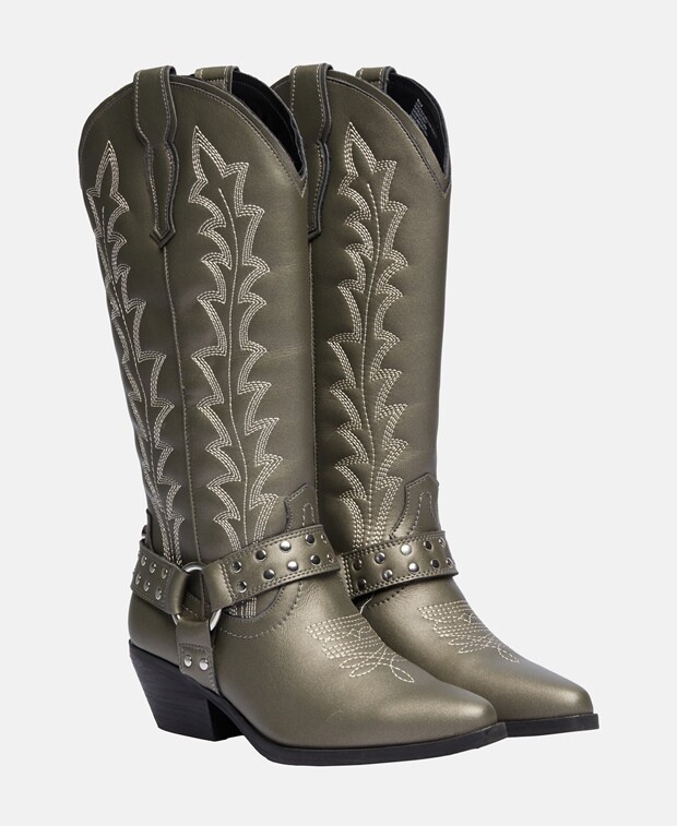 

Ковбойские сапоги Steve Madden, серый